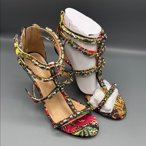 Thalia Sodi Women's Shyla Embellished Strappy Dress Sandals